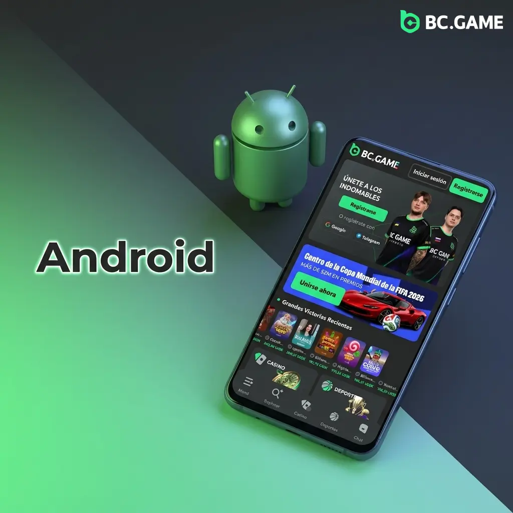 Descarga e instalación del APK de BC Game en dispositivos Android 5.0 o superior