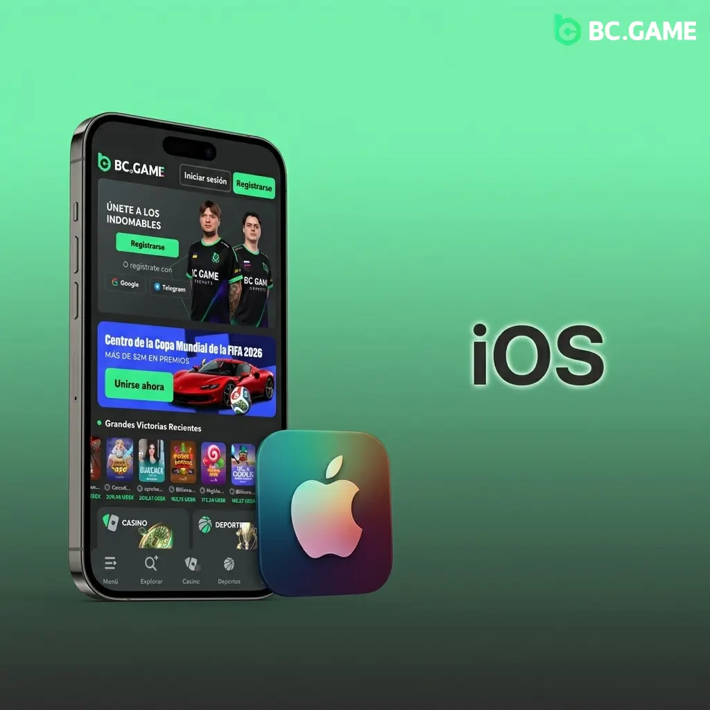 Descarga la app de BC Game para iOS en iPhone y iPad desde el App Store de Apple de forma gratuita