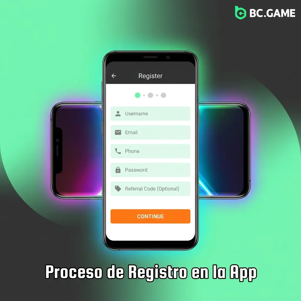 Proceso de registro en la app BC Game: crea tu cuenta en menos de 3 minutos con correo o teléfono