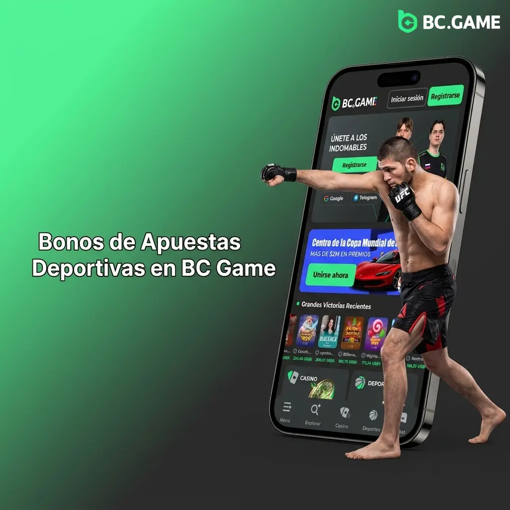 Bonos de apuestas deportivas en BC Game: apuestas gratis, seguro, cuotas mejoradas y bonos por combinadas en España