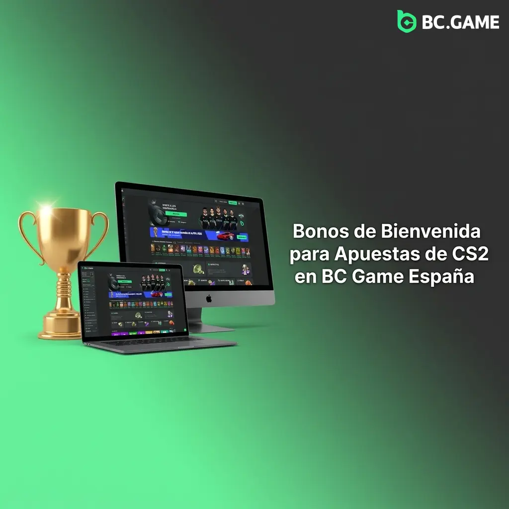 Bono de bienvenida BC Game España para apuestas en CS2 con hasta 100 EUR en apuestas gratis para nuevos usuarios