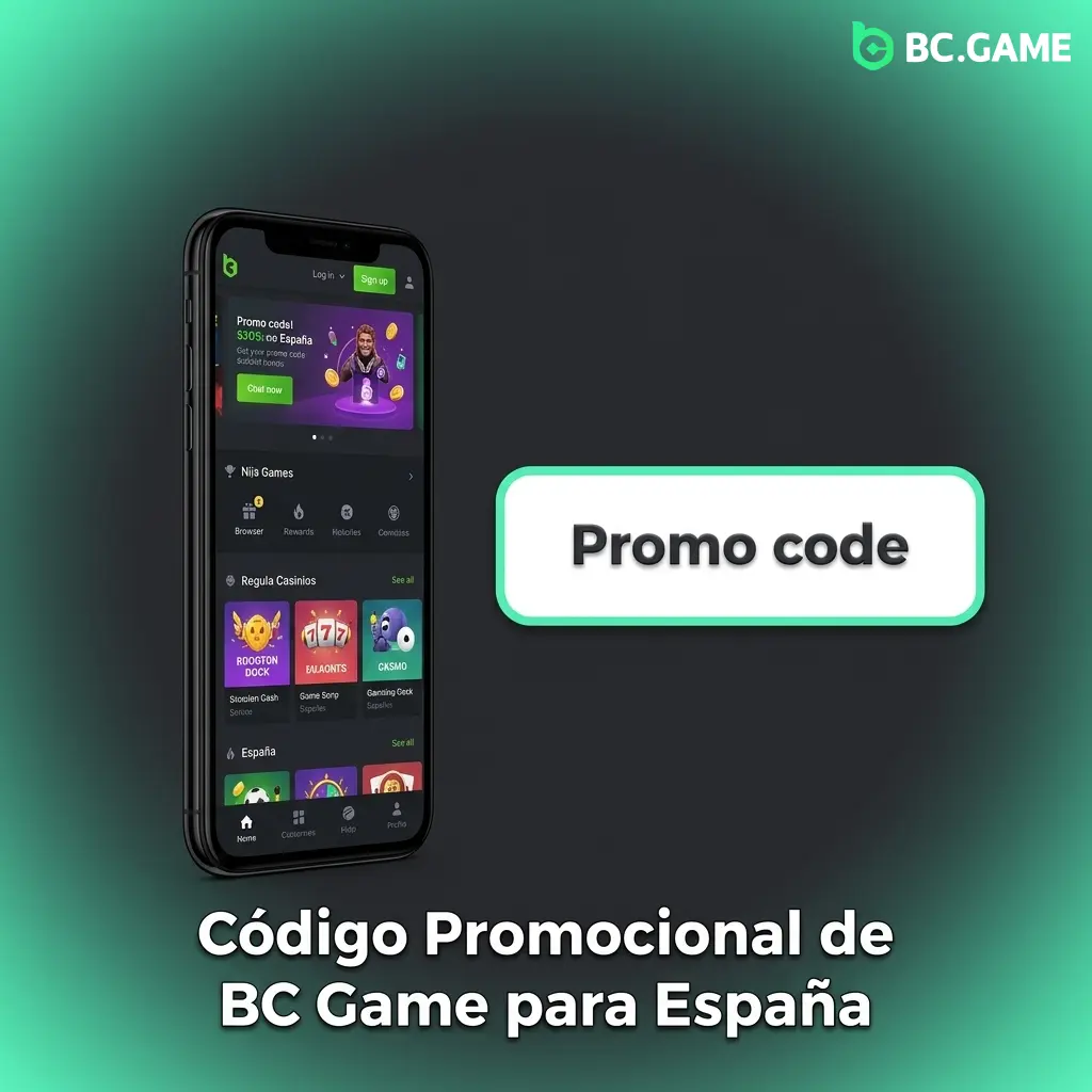 Código promocional BCGAMES de BC Game para España, bono bienvenida hasta 100 EUR en apuestas gratis
