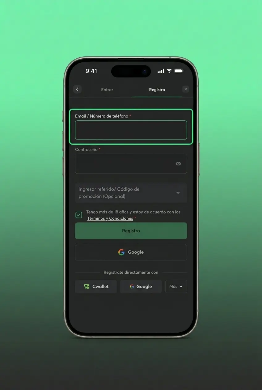 Guía paso a paso para crear una cuenta en BC Game con formulario de registro, opciones de correo, teléfono y redes sociales