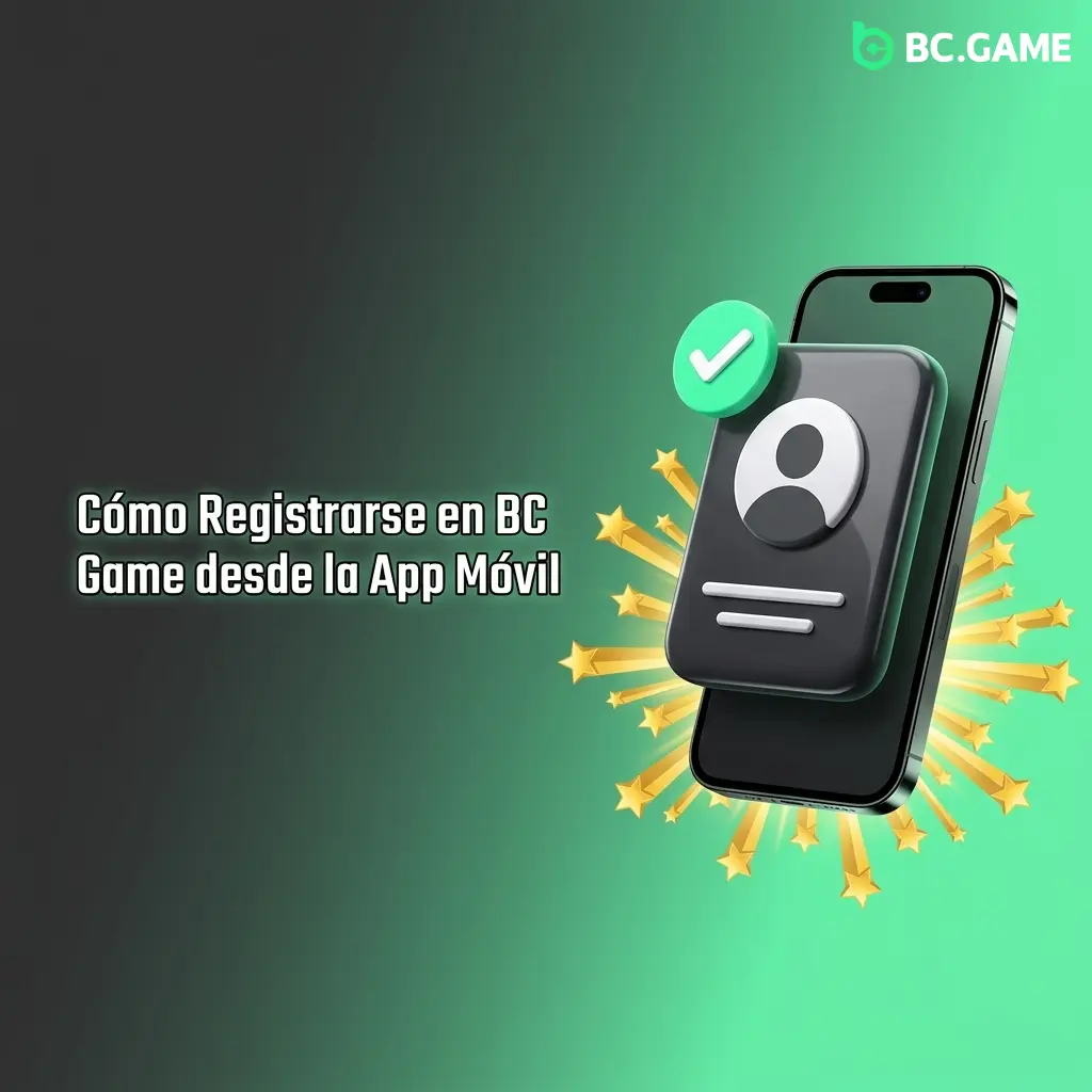 Registro en BC Game desde la app móvil en iOS y Android con formulario integrado y verificación por correo o SMS