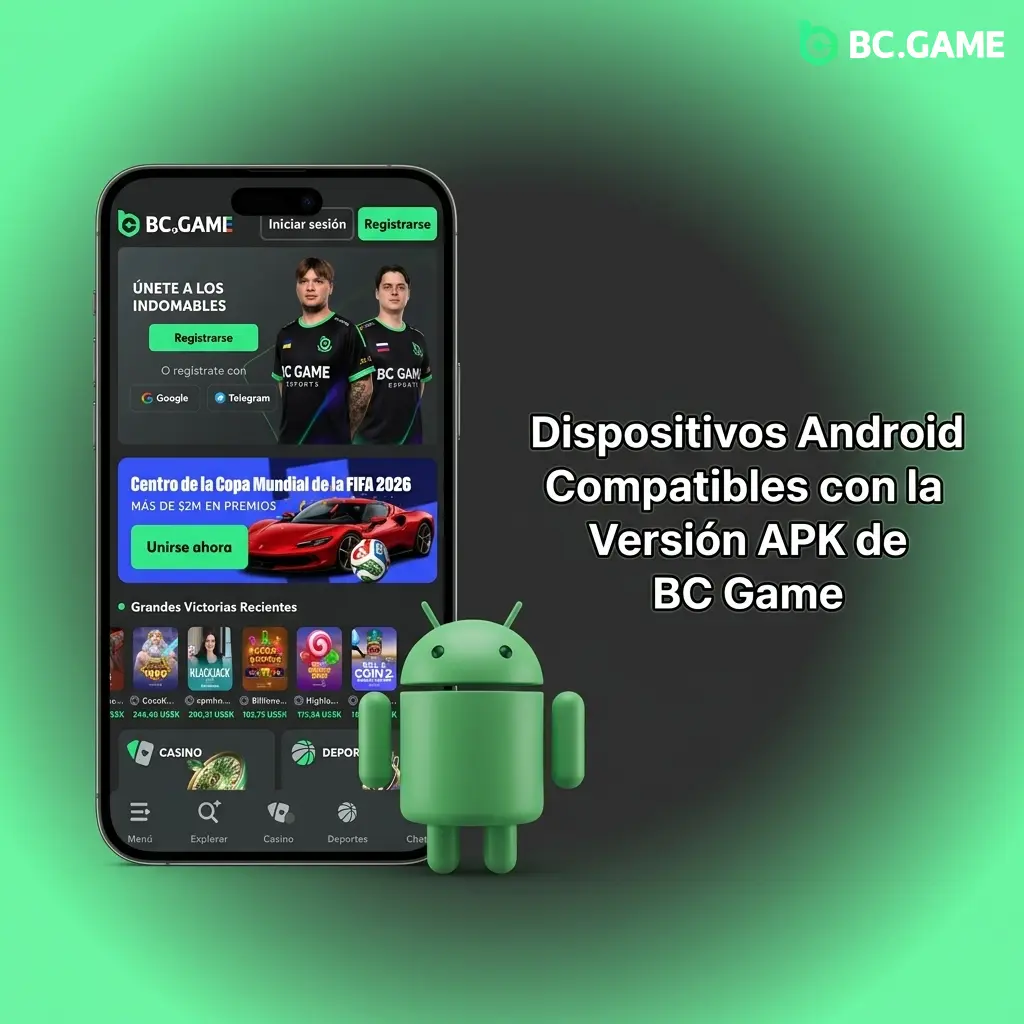 Smartphones Android compatibles con APK BC Game: Samsung, Xiaomi, Google Pixel, Sony y más modelos desde 2018